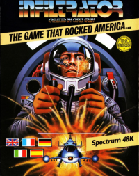 Infiltrator ZX Spectrum US box art