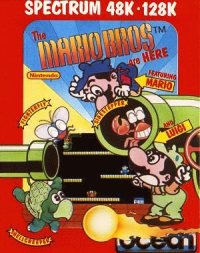 Mario Bros. ZX Spectrum US box art