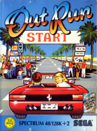Out Run ZX Spectrum US box art