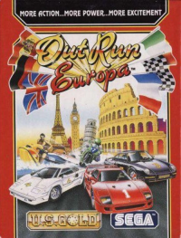 Out Run Europa ZX Spectrum US box art