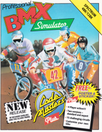 Professional BMX Simulator ZX Spectrum US box art