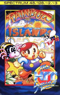 Rainbow Islands ZX Spectrum  box art