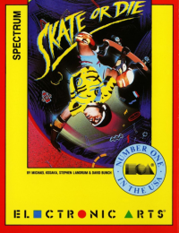 Skate or Die ZX Spectrum box art