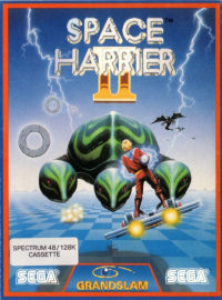 Space Harrier II ZX Spectrum US box art