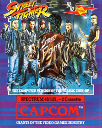 Street Fighter ZX Spectrum  box art