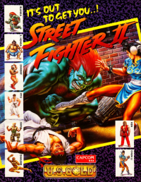 Street Fighter II ZX Spectrum US box art