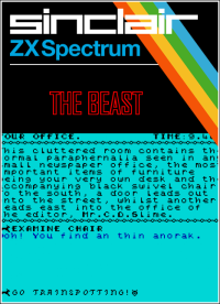 The Beast ZX Spectrum US box art