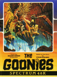 The Goonies ZX Spectrum US box art