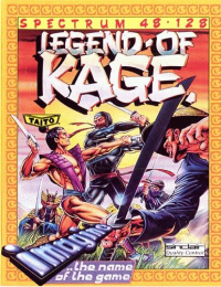The Legend of Kage ZX Spectrum US box art
