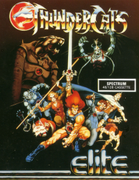 Thunder Cats ZX Spectrum US box art
