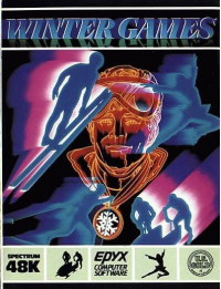 Winter Games ZX Spectrum  box art