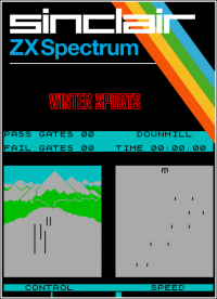 Winter Sports ZX Spectrum  box art