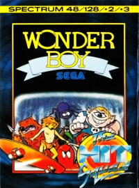 Wonder Boy ZX Spectrum box art