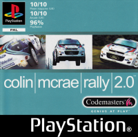 Colin McRae Rally 2.0 PAL Playstation PAL box art