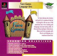 Faire Games - Language Arts Playstation US box art