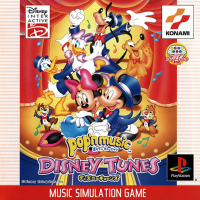 Pop'N Music Disney Tunes JP Playstation  box art