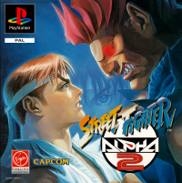 Street Fighter Alpha 2 PAL Playstation PAL box art
