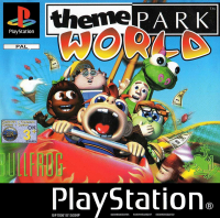 Theme Park World PAL Playstation PAL box art