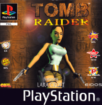 Tomb Raider PAL Playstation PAL box art