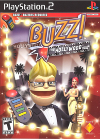 Buzz!: Hollywood Quiz PAL Playstation 2 PAL box art