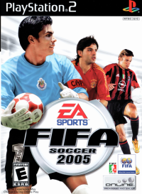FIFA Football 2005 PAL Playstation 2  box art