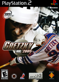 Gretzky NHL 2005 Playstation 2 US box art