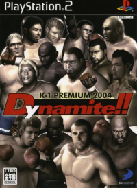 K-1 Premium Dynamite PAL Playstation 2 PAL box art