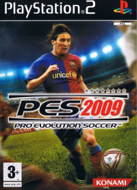 Pro Evolution Soccer 2009 PAL Playstation 2 PAL box art