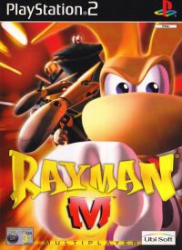 Rayman M PAL Playstation 2 box art