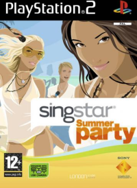 Singstar Party Hits PAL Playstation 2 box art