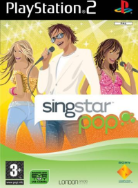 SingStar Pop World PAL Playstation 2 PAL box art
