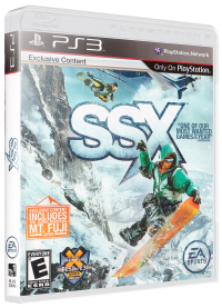SSX Playstation 3  box art