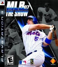 MLB 07 The Show Playstation 3 US box art