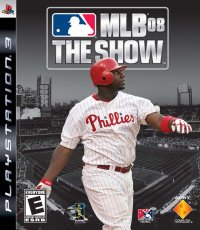 MLB 08 The Show Playstation 3 US box art