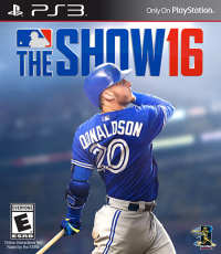 MLB 16: The Show Playstation 3 US box art