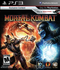 Mortal Kombat PAL Playstation 3 PAL box art