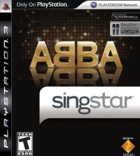 SingStar ABBA Playstation 3 US box art