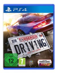 Dangerous Driving Playstation 4 US box art
