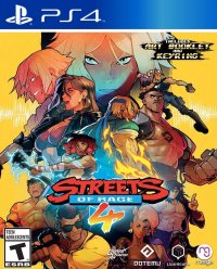 Bare Knuckle IV Playstation 4 US box art