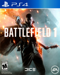 Battlefield 1 Playstation 4 US box art