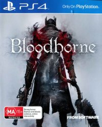 Bloodborne Playstation 4 US box art