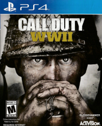 Call of Duty WWII PAL Playstation 4 PAL box art