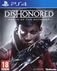 Dishonored: Death of the Outsider PAL Playstation 4  box art