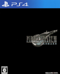Final Fantasy VII Remake PAL Playstation 4 PAL box art