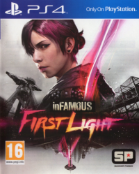 Infamous First Light PAL Playstation 4 PAL box art