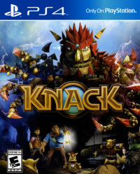 Knack PAL Playstation 4 PAL box art