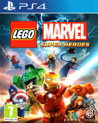 LEGO Marvel Super Heroes PAL Playstation 4 PAL box art