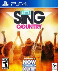 Let's Sing: Country Playstation 4  box art