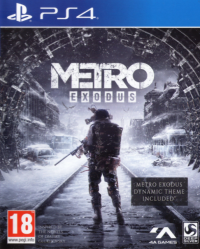 Metro Exodus PAL Playstation 4 PAL box art