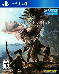 Monster Hunter World PAL Playstation 4 PAL box art